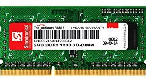 Laptop RAM 2 GB DDR3 Simmtronics 1333 Mhz