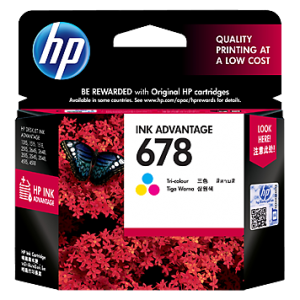 HP 678 Color Ink Cartridge