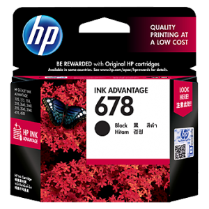HP 678 Black Ink Cartridge