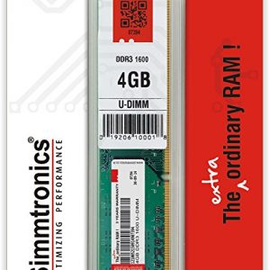 RAM 4GB DDR3 Simmtronics 1600 Mhz