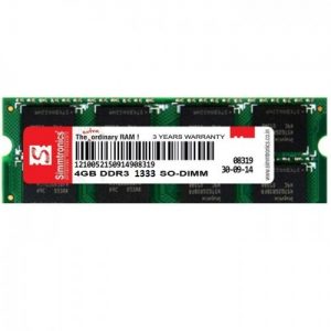 Laptop RAM 4 GB DDR3 Simmtronics 1333 Mhz