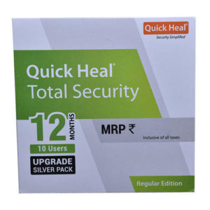 Renewal Quick Heal Total Security 10 PC 1 Yr