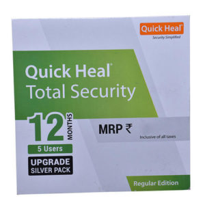 Renewal Quick Heal Total Security 5PC 1Yr