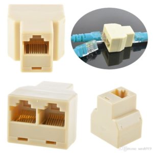 RJ45 LAN Splitter 1:2 Female Connector