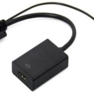VGA Male to HDMI Female with Sound