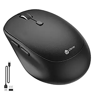 iClever Bluetooth Mouse Multi-Device Silent Mouse