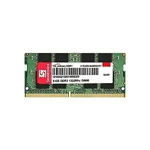 LAPTOP RAM 8 GB DDR3 SIMMTRONICS 1333 MHZ