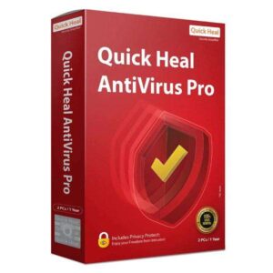 QUICK HEAL ANTIVIRUS PRO 2 PC 1 YEAR